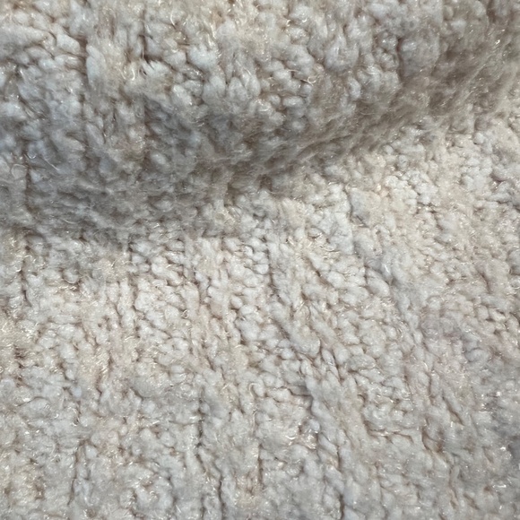 Bebe Sweater off the shoulder or cowl Cream Size L Soft Party Vintage EUC - Picture 5 of 14